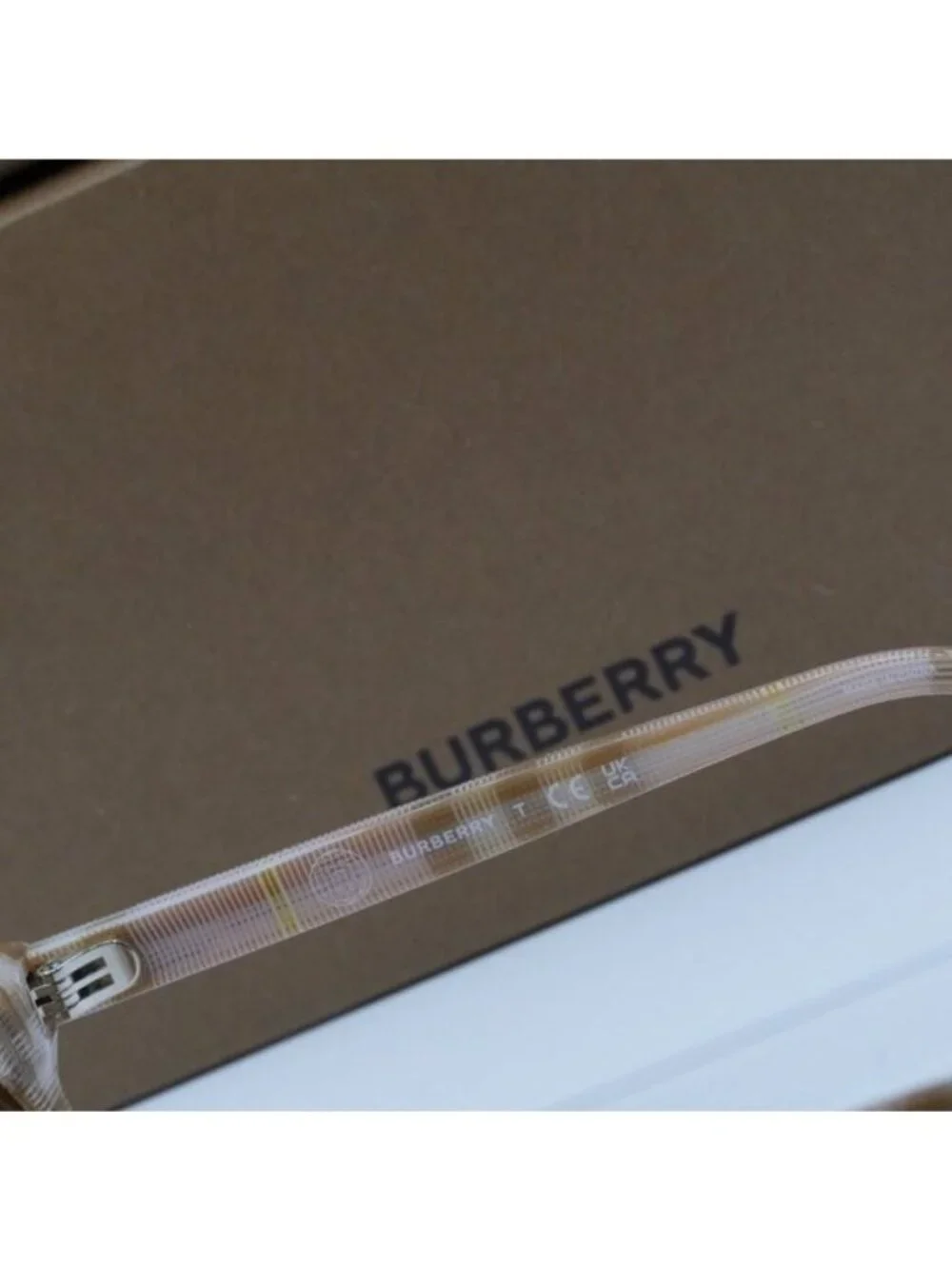 Burberry Kids JB4355 397273 Round Sunglasses - Check Pink/Bronze